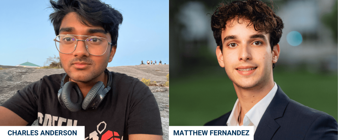 2025 Astronaut Scholars, Charles Anderson and Matthew Fernandez